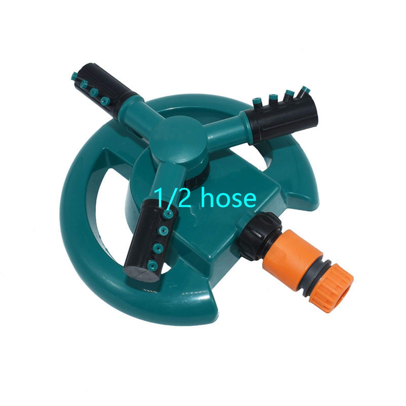 Arroseur goutteur de jardinage automatique rotatif 360 à 3 buses pour pelouse