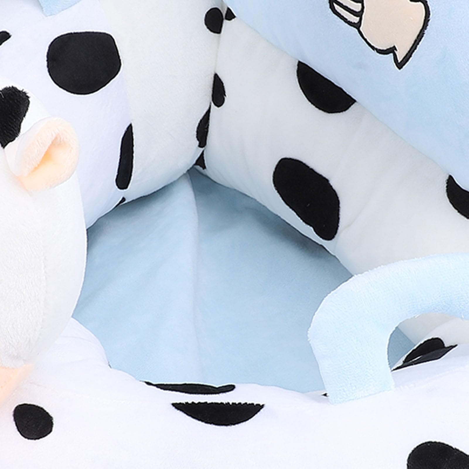 Sedile di Supporto per Neonati in Peluche con Design Creativo a Forma di Animale Comoda Sedia da Apprendimento per Bambini