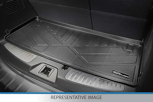 Miniatura 3 de SMARTLINER Tapete para maletero de carga detrás de la tercera fila, color negro, compatible con ExpeditionNavigator 2018-2022 (sin modelos Max o L)