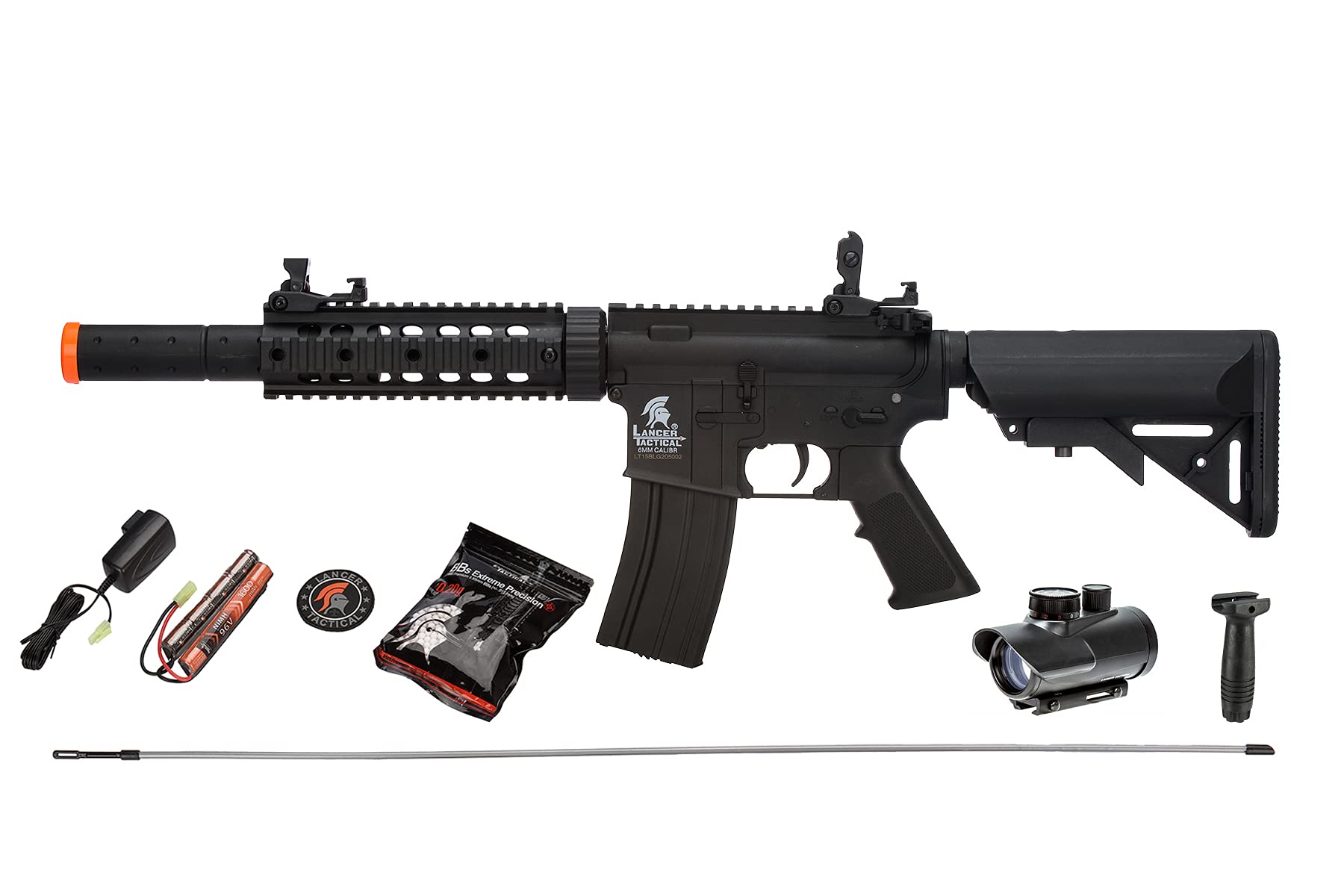 Lancer Tactical Gen 2 Airsoft Rifle SD M4 GEN 2 Polymer Electric Full