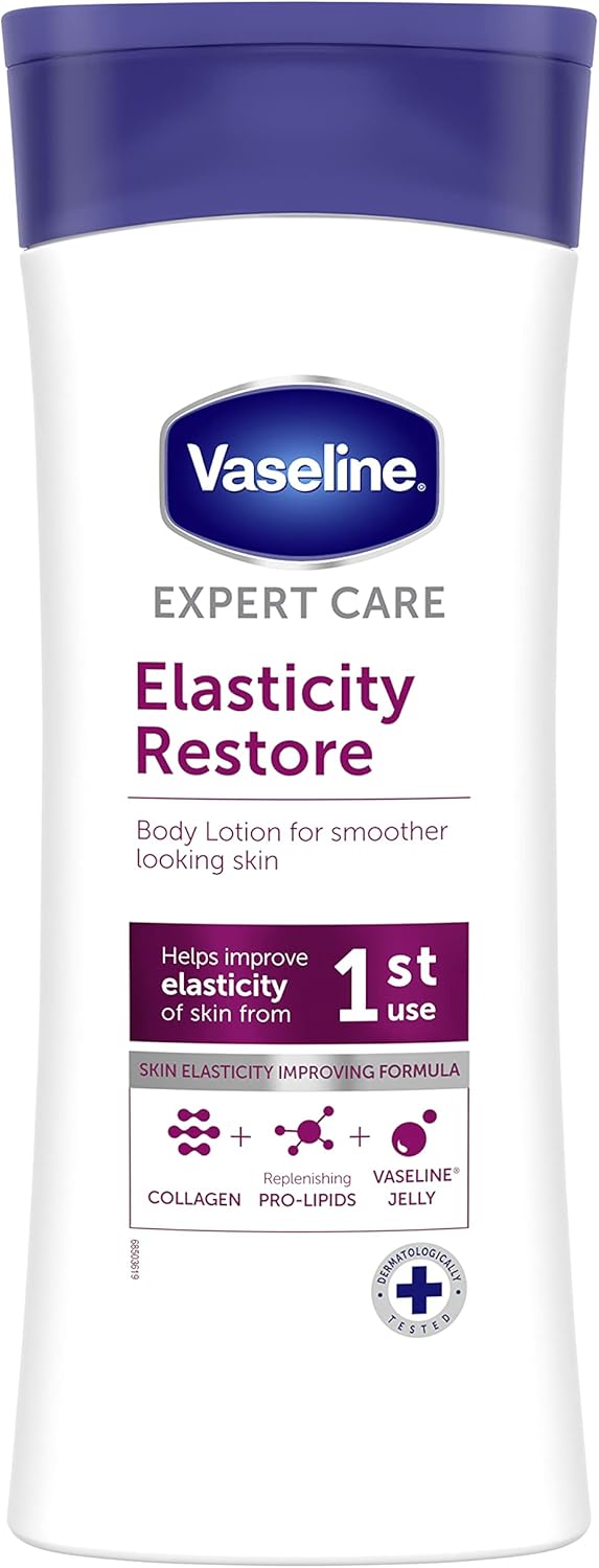 Vaseline Expert Care Elasticity Restore Bodylotion, herstelt de elasticiteit van de droge huid – 1 x 400 ml