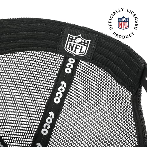 FOCO Baltimore Ravens NFL Straw Casual Trucker Cap Team Color - Image 5