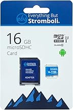 Everything But Stromboli 16GB MicroSD Memory Card for Kids Camera Class 10 U1 UHS-1 SDHC 16G Micro SD Card with Adapter