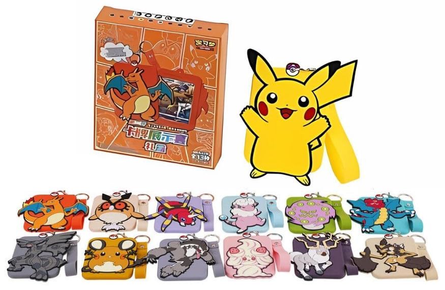 Pokemon Gift Box Keyring Surprise Frame - Brave Stars Collection (Random Model) - Chinese Version, Orange, 15 cm x 17 cm x 4 cm - Image 2