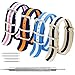 Bracelet de Montre 4/8 Paquet Bracelet Nato 16mm 18mm 20mm 22mm 24mm Bandes en Nylon Balistique Suisse Zulu Bracelet avec Boucle en Acier Inoxydable