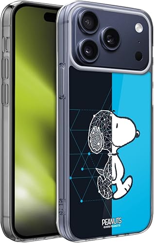 Miniatura 10 de Head Case Designs Funda de gel suave con licencia oficial de Peanuts Snoopy & Woodstock Balloon Halfs and Laughs compatible con Apple iPhone 15 Pro
