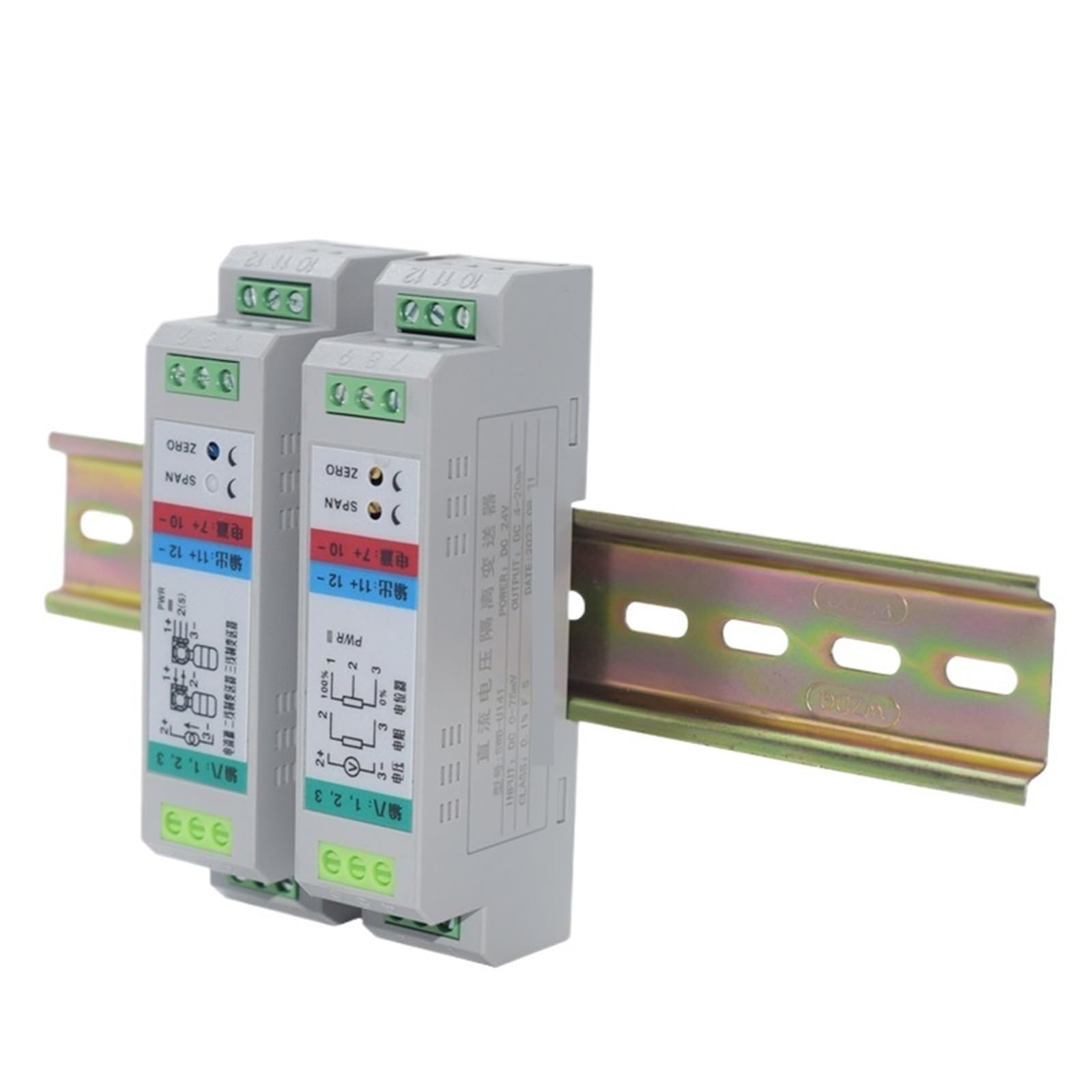 1 sztuka izolator sygnału DC rozdzielacz konwerter 4-20 mA 0-20 mA 0-75 mV 5 V 10 V prąd i napięcie inteligentny nadajnik izolacji (1 IN 1OUT, INPUT 4-20MA_OUTUT 4-20MA_DC24V)