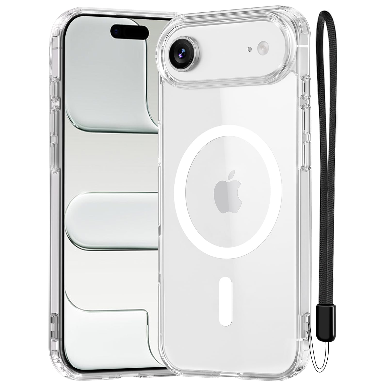 NEW'C Magnetisch Hülle für iPhone Serie kompatibel mit MagSafe Ultimate, stoßfest – starker Magnetismus und militärischer Schutz