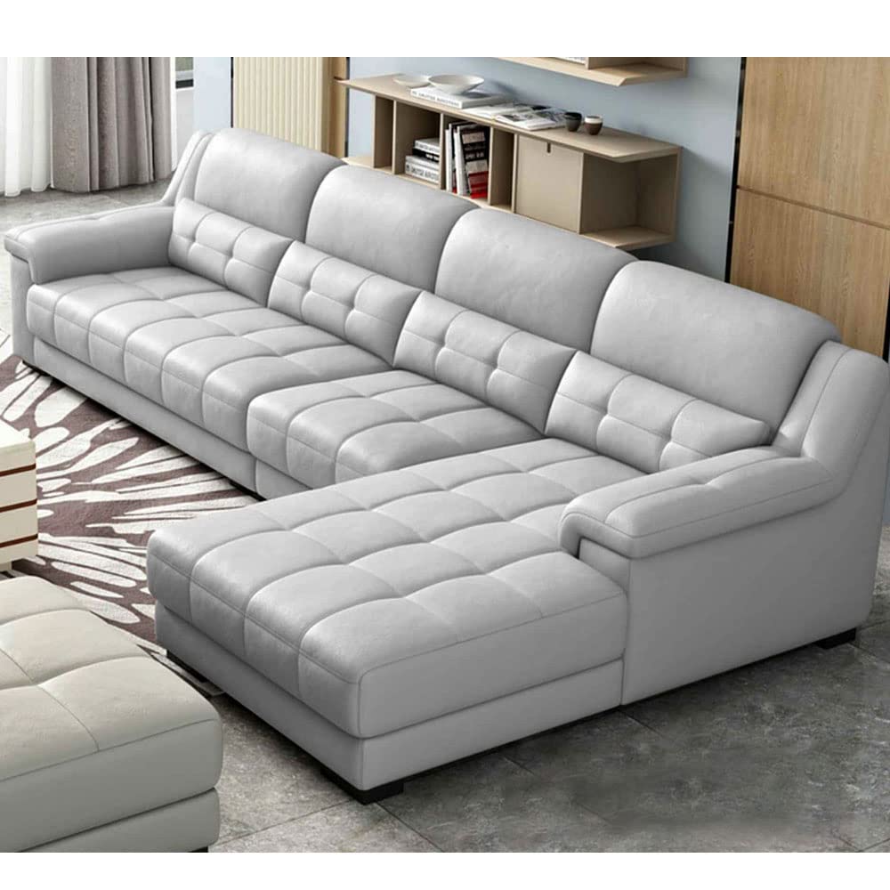 Casaliving - Vincy RHS 5 Seater L Shape Sofa Set for Living Room (Black Leathertte) - Review, Price and Buying Guide