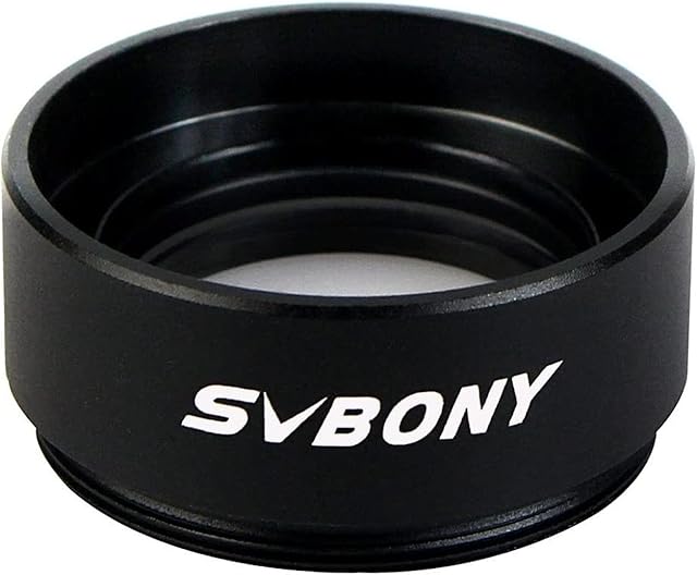 Svbony Soczewki Barlow 0,5X reduktor ogniskowej gwintu M28x0.6 do 1,25" 31,7 mm teleskopowy