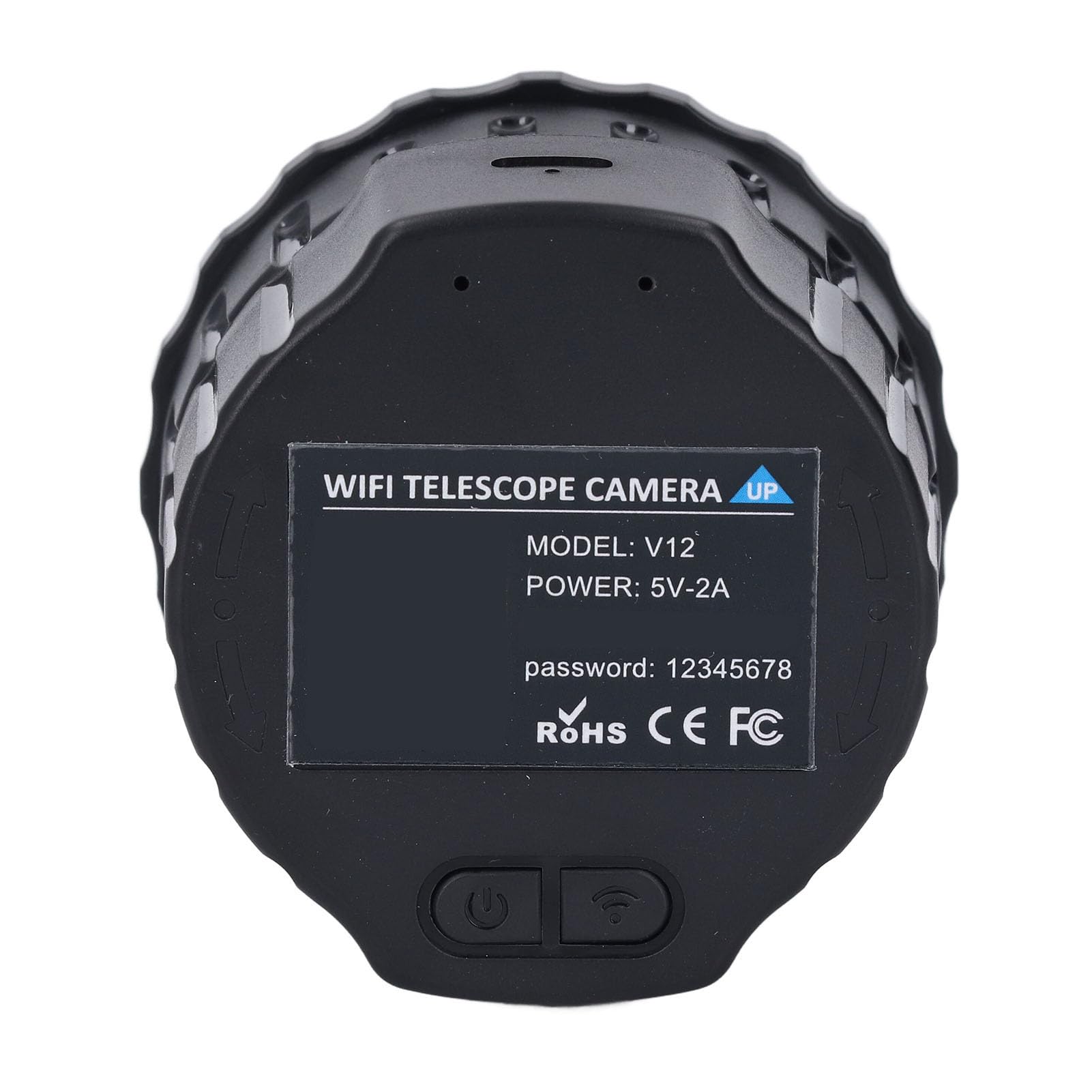 Telecamera WiFi, Oculare Elettronico Wireless, Registrazione Video 2K e Foto da 24 MP per Telescopi da 24 Mm-50 Mm, per Astrofotografia, Birdwatching (Nessuna memoria)
