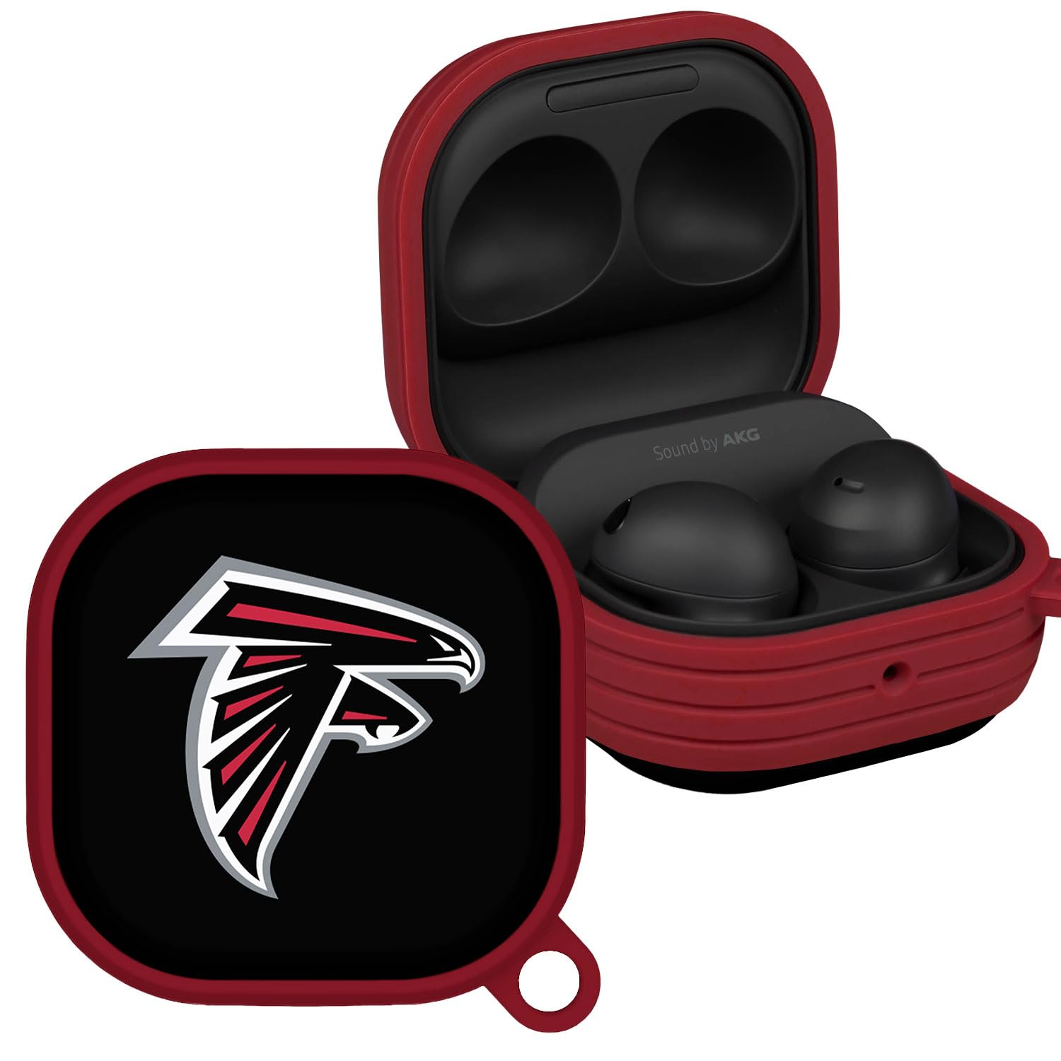 GAME TIME Atlanta Falcons HDX Case Cover Compatible with Samsung Galaxy Buds Pro (Classic)