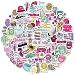 (57 Pack) Vsco Laptop Stickers for Teen Girls,Cute Girl Power Aesthetic Stickers Pack for Hydro Flask Water Bottle Phone Travel,Cool Waterproof Sticker Bomb,Chic Trendy Decals Extra Durable 100% Vinyl