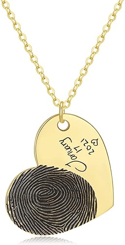 Miniatura 2 de Collar personalizado con dije de mensaje de escritura a mano, grabado personalizado, collar conmemorativo para mujer, joyería conmemorativa, regalo