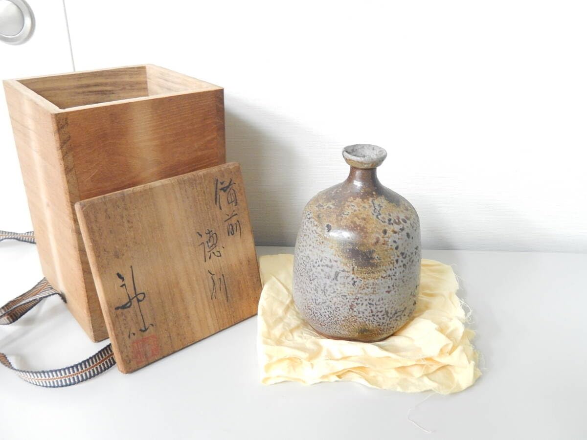 Amazon.co.jp: 備前焼 森神仙 作 徳利 共箱 古美術 骨董 : ホーム
