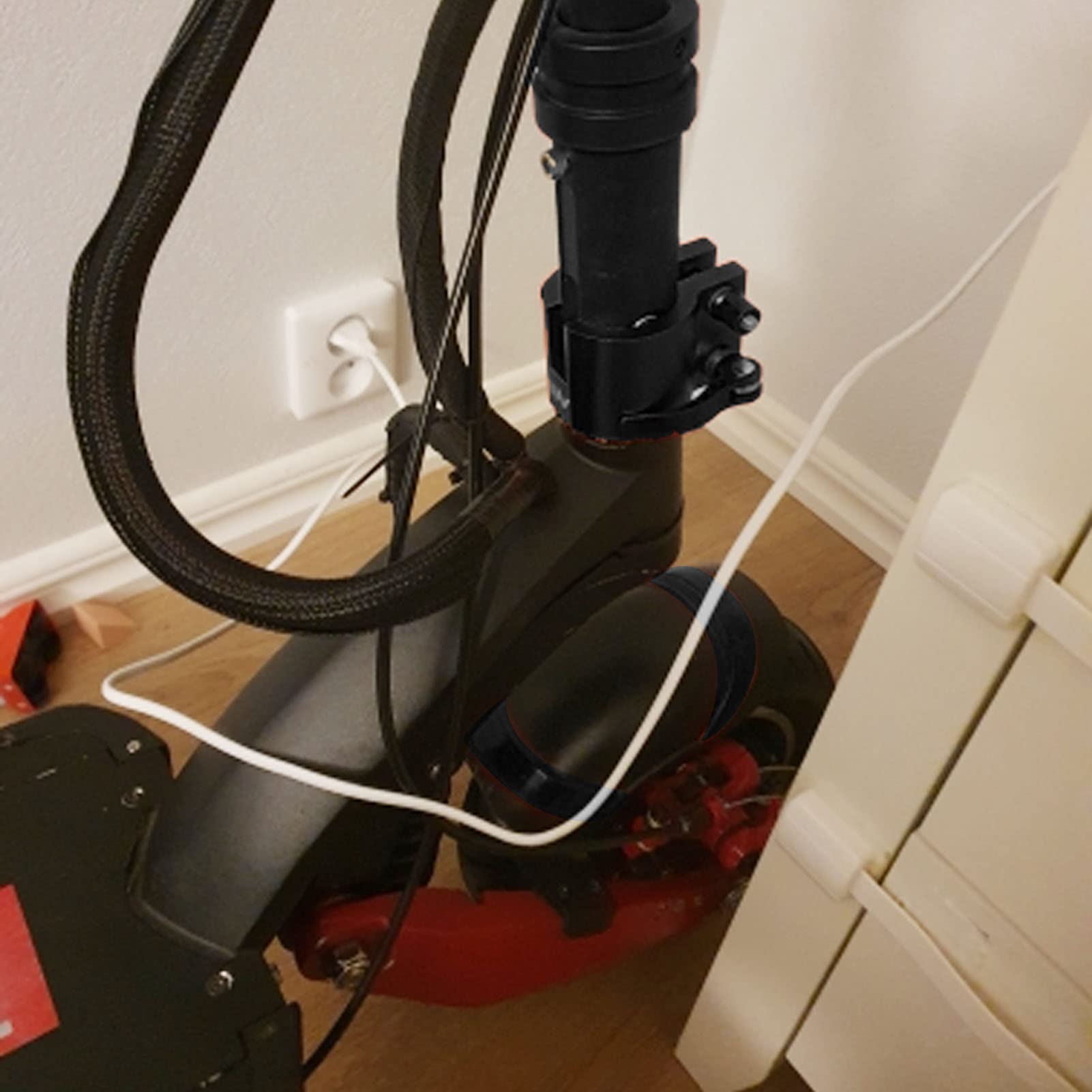 Electric Scooter Faltenklemme Aluminiumlegierung Rugged Lock -Befestigung Anpassung Null 8X 10x 11x Rotes Zubehör für sichere Faltung und Stabilität