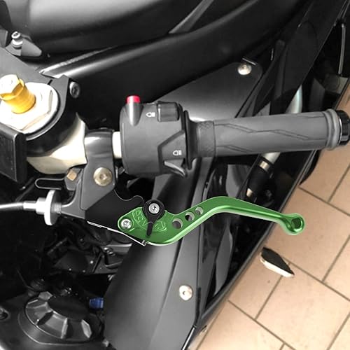 Miniatura 7 de Palancas de embrague de freno corto Compatibles con Kawasaki Ninja 300Z300 2013-2017 Ninja 400 2018-2020 Ninja 125 2019 KLX230R 2020-2021 Ninja 250R