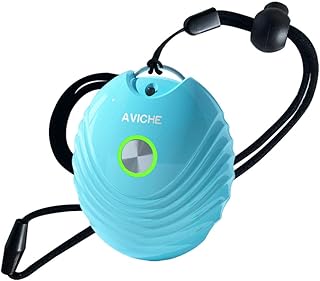 Purificador de aire personal | Collar recargable y portátil generador de iones negativos | Purifica los gérmenes, polvo, virus, bacterias, alérgenos, moho, olores y más | Diseño de carcasa azul