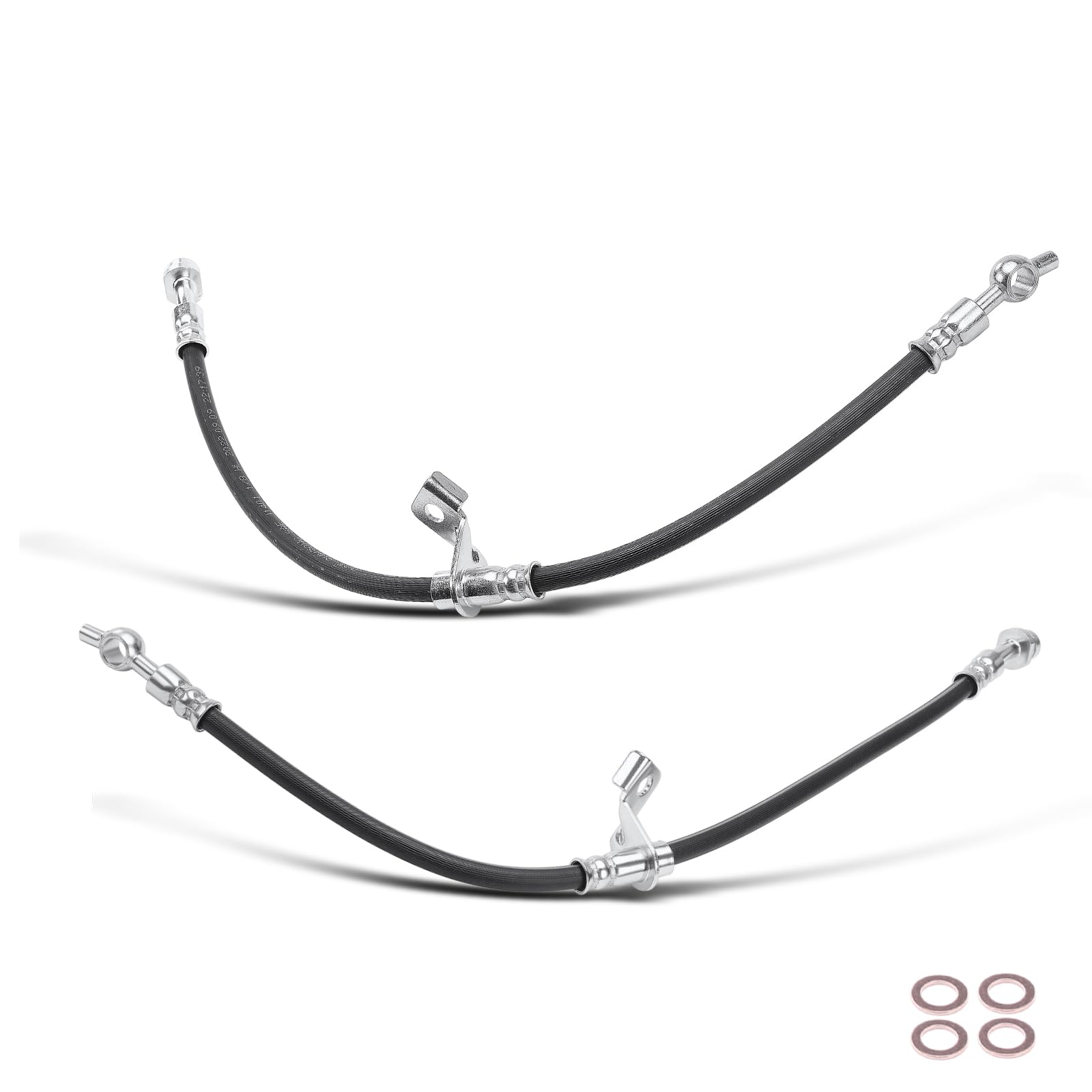 Frankberg 2 mangueras de freno delanteras de 471 mm 58732C5000 | Compatible con: Soul II PS