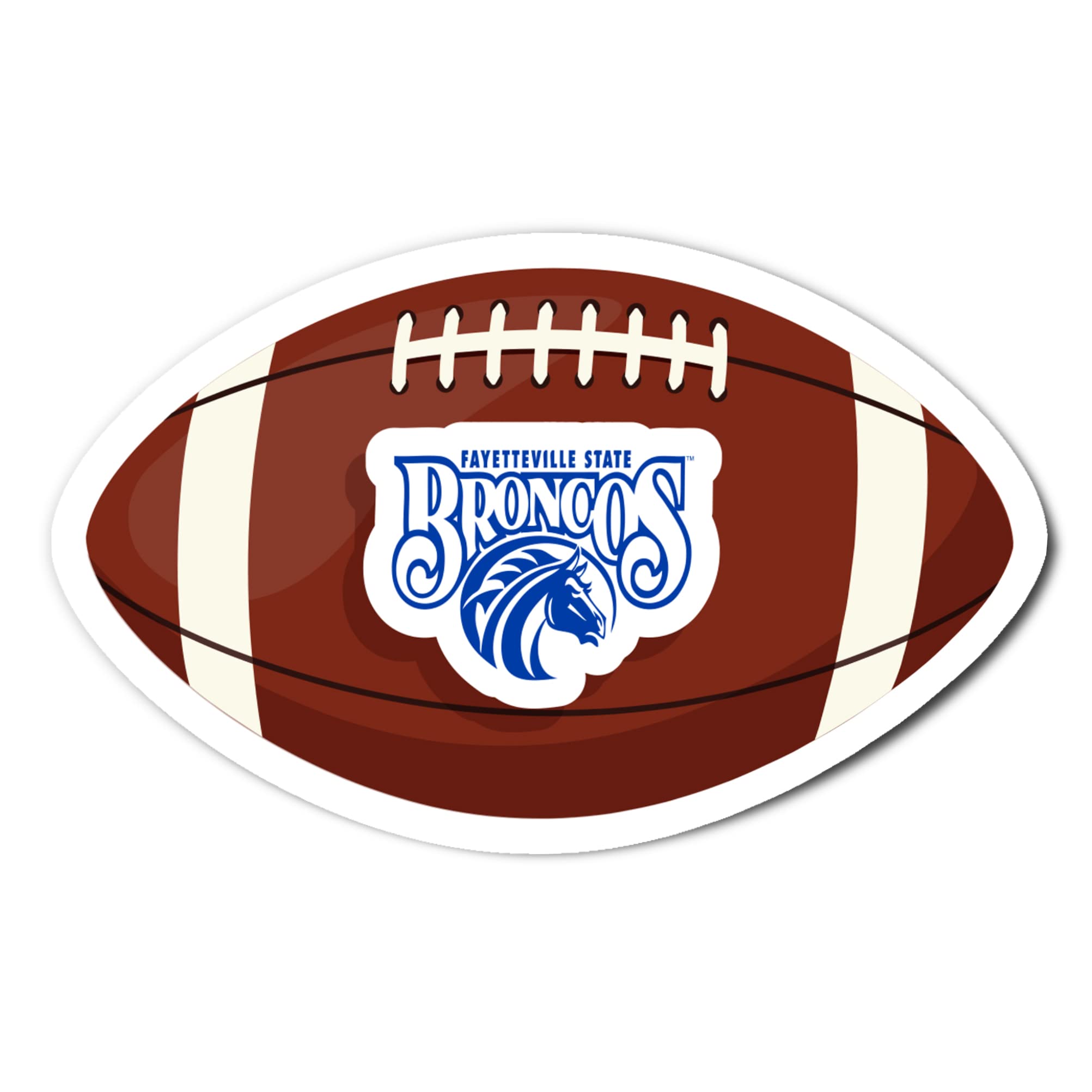 Desert Cactus Fayetteville State University Sticker FSU Broncos Vinyl Decal Laptop Water Bottle Car Scrapbook (Football Logo Sticker)