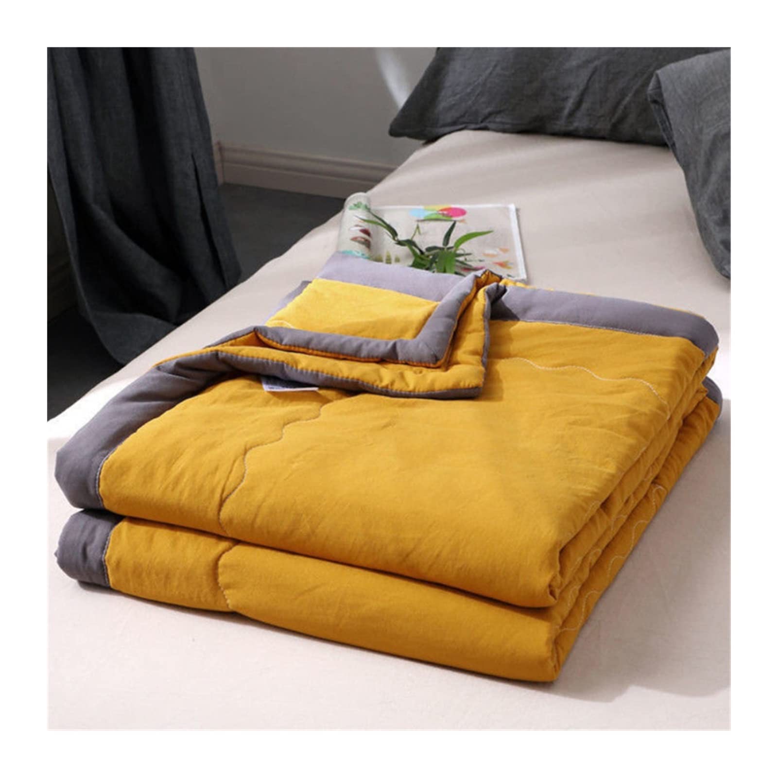 EBzvblxm Cooling Blanket for Summer, Summer Cooling Blanket Cotton Soft Thin Comforter Bedspread Multiple Sizes(03,170x200cm)