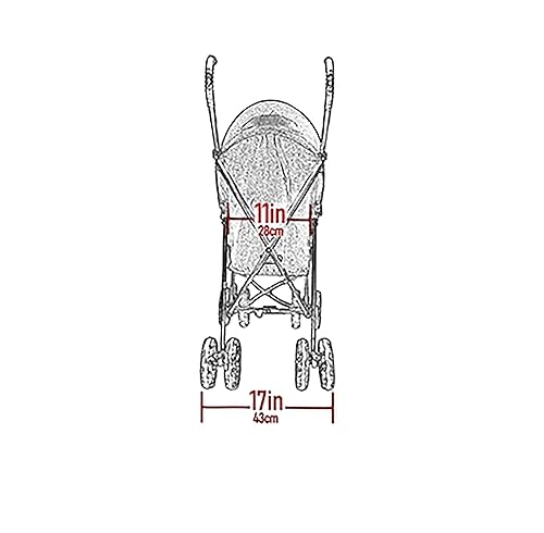 Miniatura 3 de Pet Gear Travel Lite Plus - Cochecito compacto, fácil de plegar, no requiere montaje, ruedas grandes para gatos y perros de hasta 15 libras, color