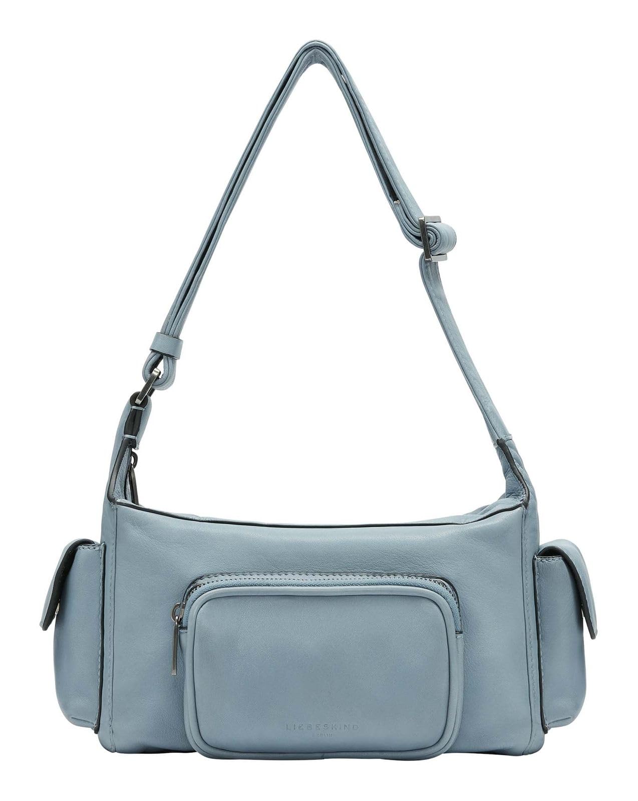 LIEBESKIND BERLIN Leather shoulder bag Lila Sheep Natural Crossbody Blue Heaven
