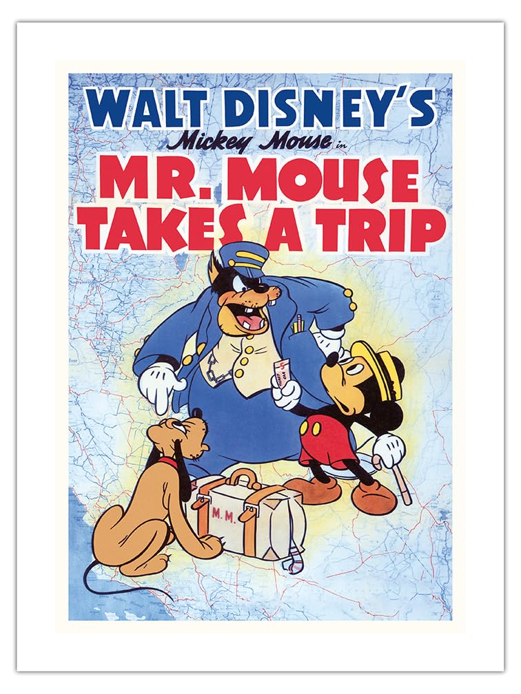 Mickey Magazine ポスター Amazon.com: Mr. Mouse Takes a Trip with Mickey Mouse and Pluto