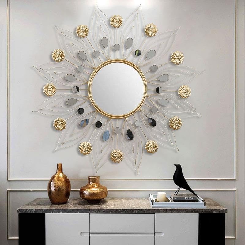 CHROX Sculpture d'art Mural De Luxe Moderne Et Léger, À Suspendre pour Intérieur Et Extérieur, Salle De Bain, Cuisine, Salle À Manger, Chambre À Coucher, Salon, 137 X 77 X 8 Cm.