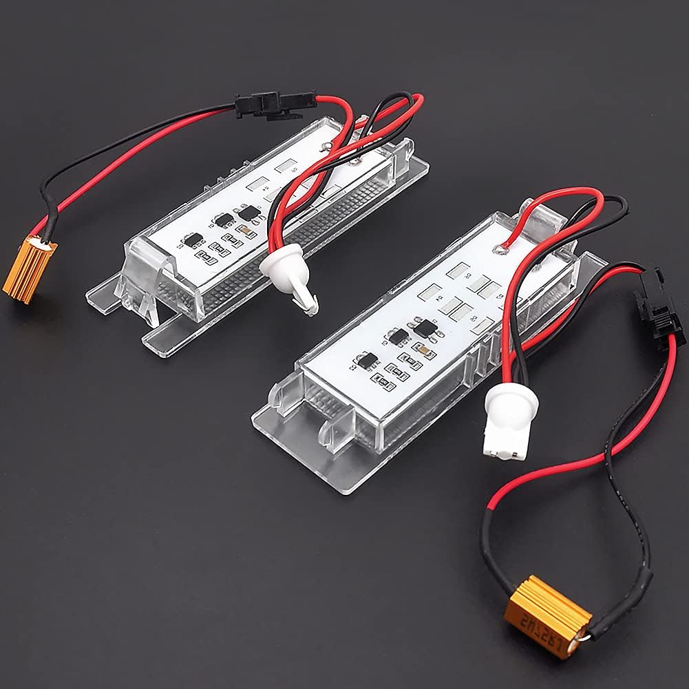 Auto Wayfeng WF® 2Pcs/Set LED Car Number License Plate Lights Lamp Bulb for Vauxhall Opel Corsa C D Astra H J Vectra Long Lasting Shock Resistant image 5