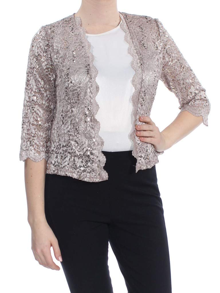 Alex Evenings Womens Two Piece Mother of The Bride Dress with Lace Jacket (Petite and Regular Sizes)