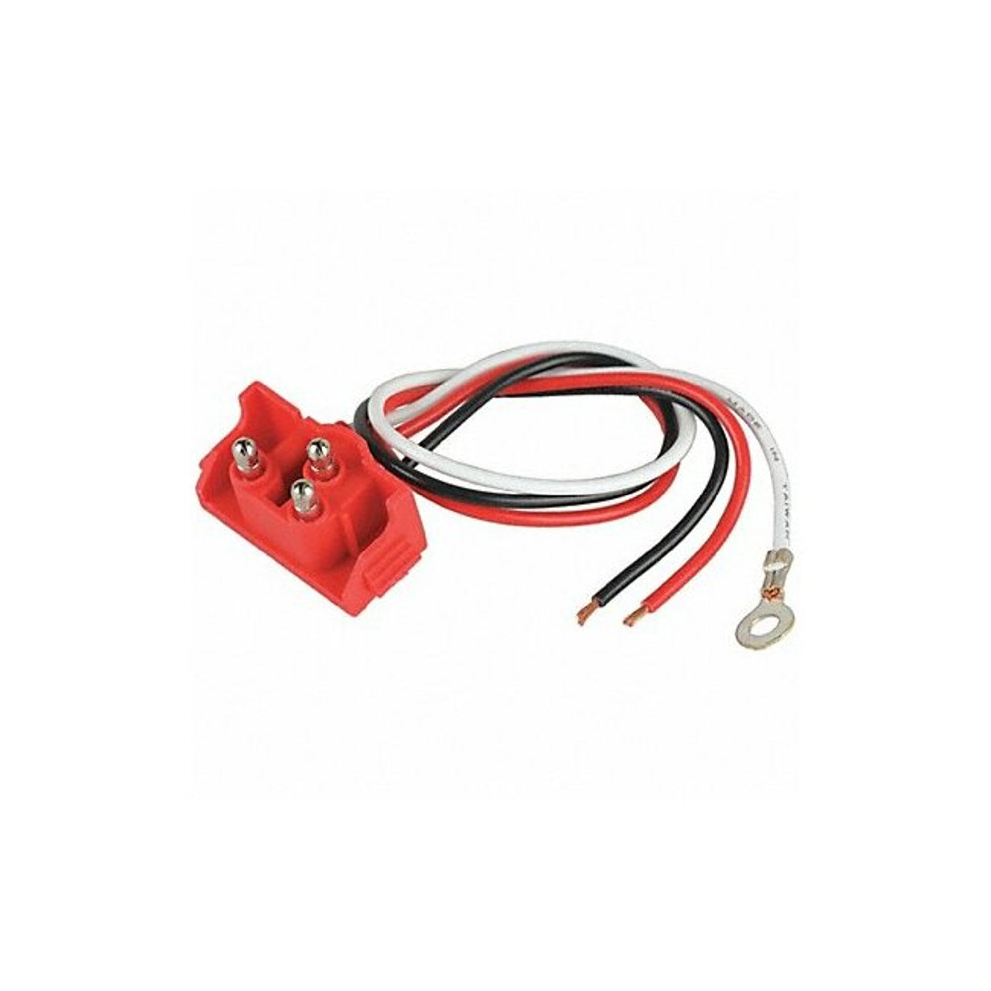 Maxxima M50900 3-Pin Right Angle Stop Tail Turn Plug 10" Leads