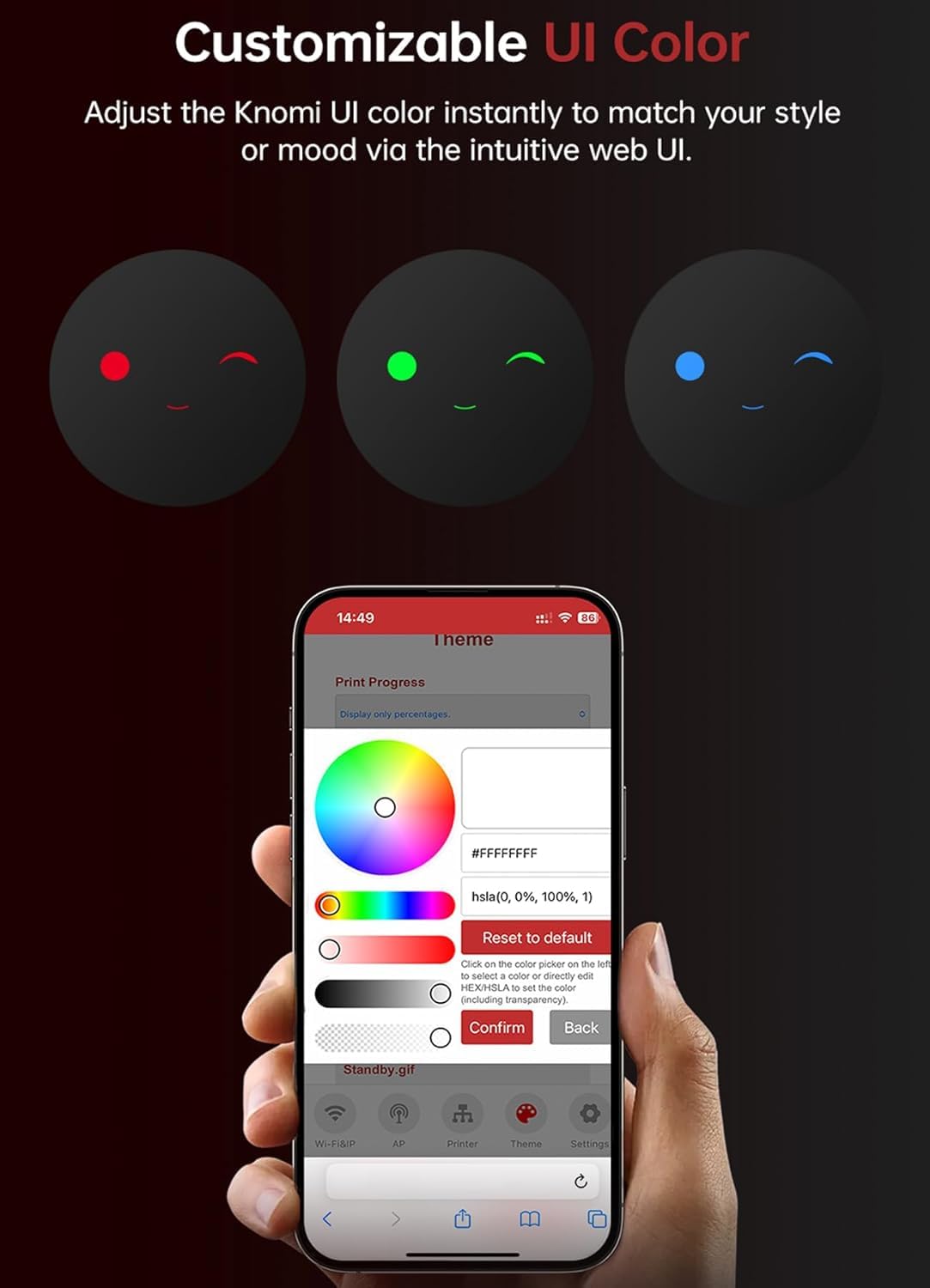 BIGTREETECH Panda Knomi + przezroczyste etui, głowica narzędziowa z sitkiem do ulepszania Bambu-Lab A1, A1 Mini, Plug and Play, kompatybilny z P1P P1S X1C X1E OTA Firmware Update