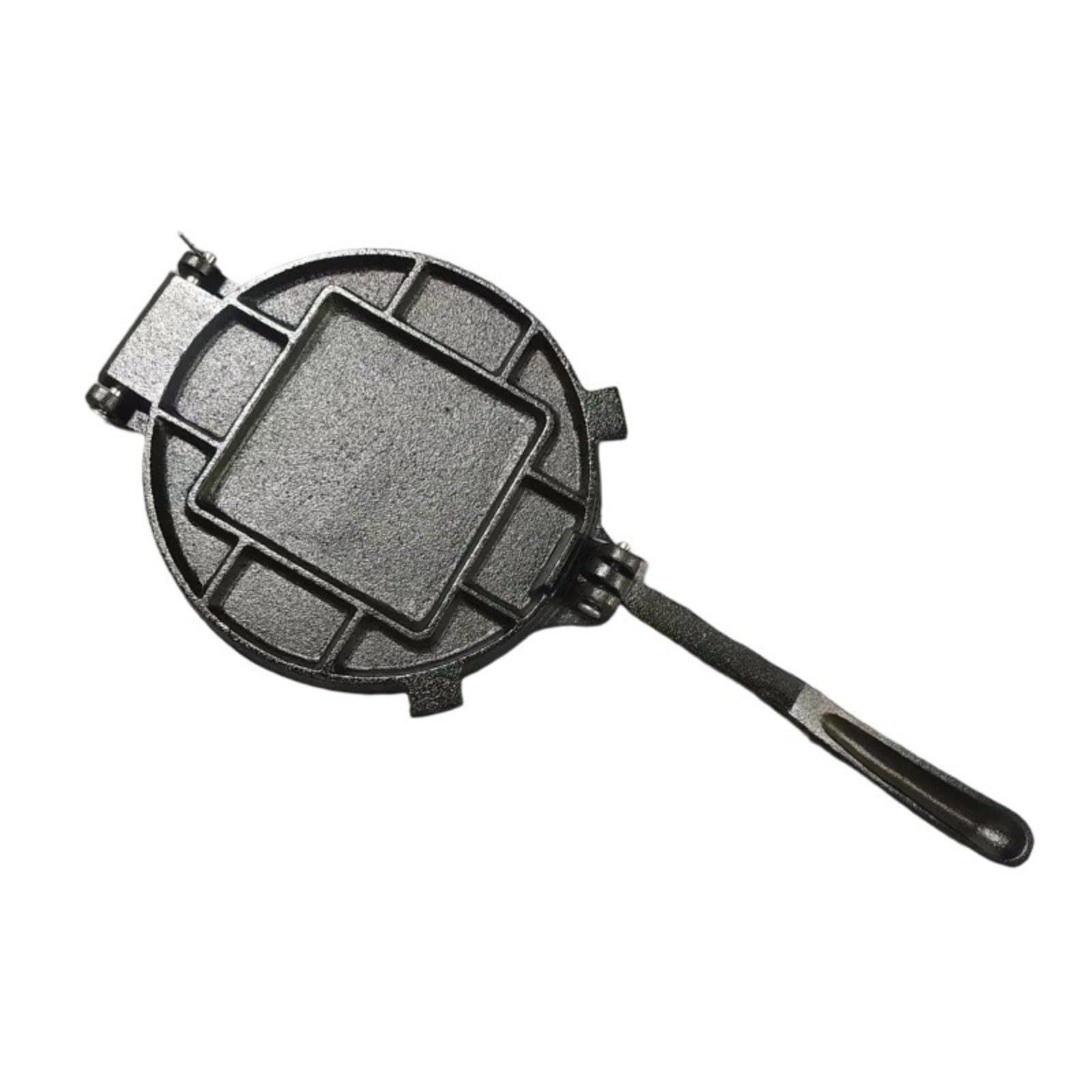APLudoo Cast Iron Dough Press for Homemade Tortillas Flatbreads Commercial Nonstick Ergonomic Handle Kitchen Baking Equipment Cast Iron Tortillas Press