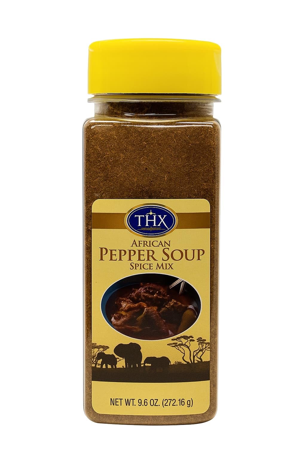 Pepper Soup Seasoning (9.6oz) - African-Inspired Seasoning Blend -All-Natural - Ideal for Soups and Stews.