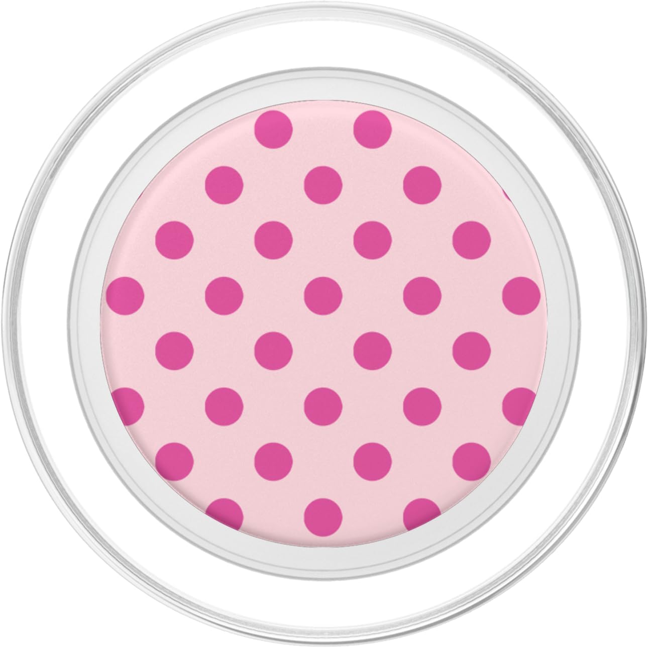 Pink Polka Dot Pattern For Women And Girls Cute Polka Dots PopSockets MagSafe PopGrip for iPhone
