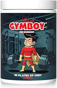 50 Plates of Grey Edition – Pre-Workout Drink – 5.000mg L-Citrullin Malat + 4.000mg Arginin AKG – 200mg Koffein – Mit NEWCAFF & OXYSTORM – Vegan – 500g (25 Portionen) (Pfirsich-Kaktusfeige)