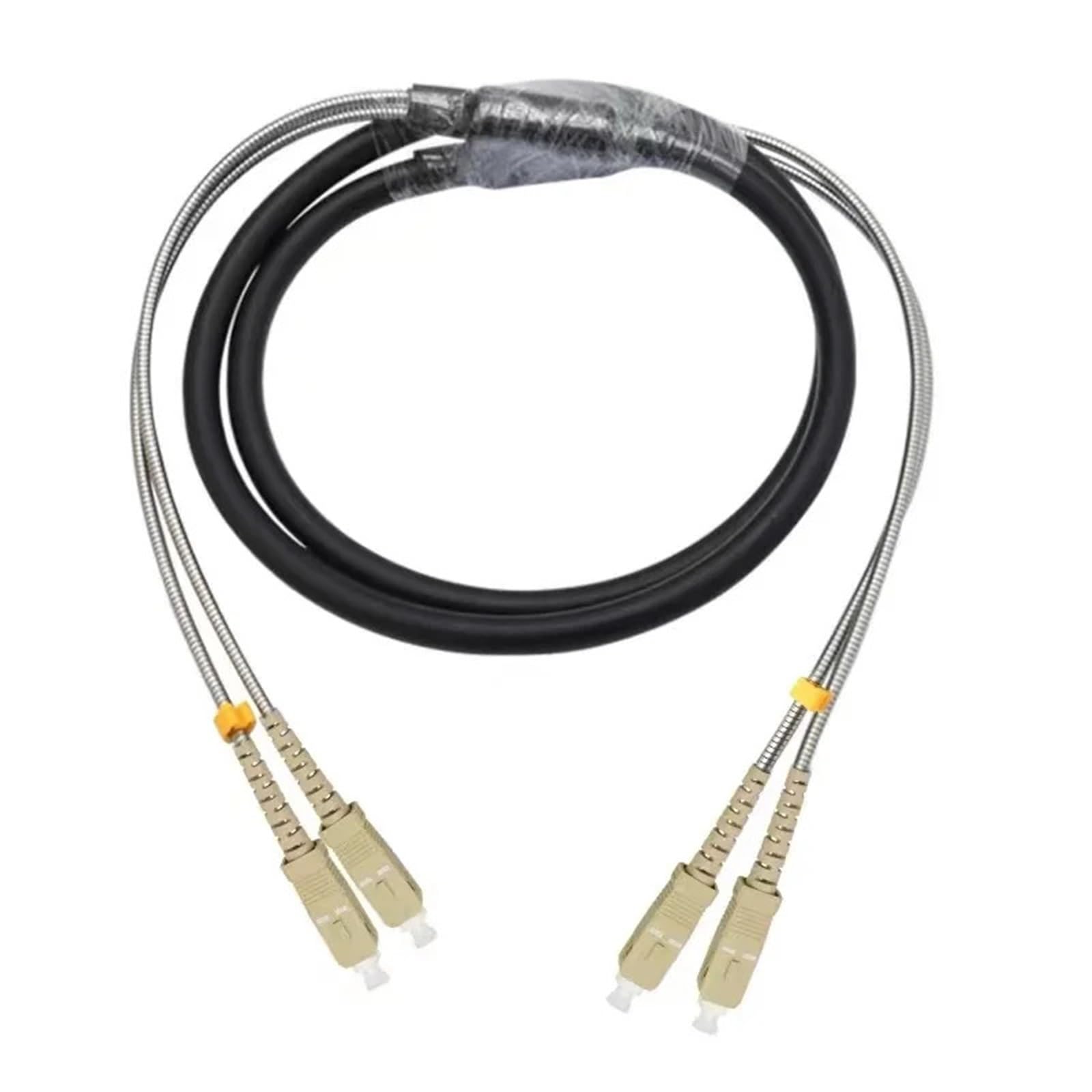 Cordon de raccordement en fibre optique 2C 4C CPRI extérieur 2 conducteurs mode unique (4 cœurs SC-SC OM4) 200 m