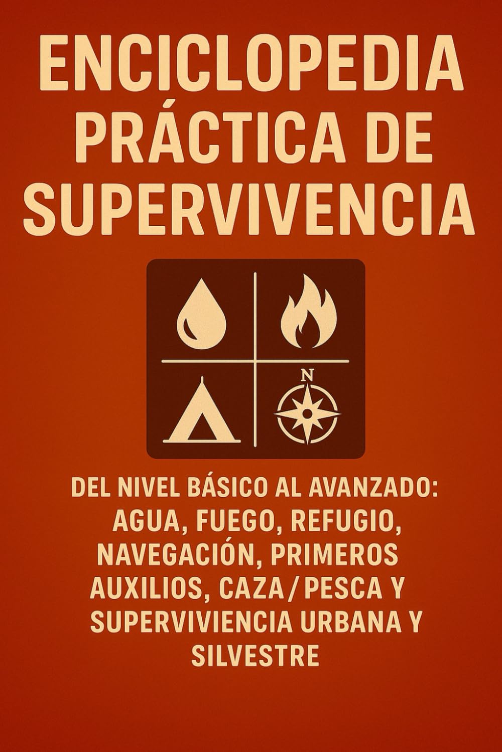 Enciclopedia Práctica de Supervivencia: Del nivel básico al avanzado: Agua, fuego, refugio, navegación, primeros auxilios, caza/pesca y supervivencia urba