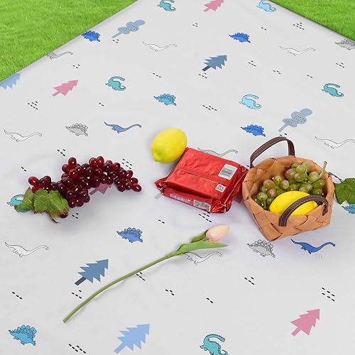 Miniatura 35 de Alfombrilla de salpicaduras para bebé para debajo de la silla alta y artes y manualidades, protector de suelo impermeable lavable de 51 pulgadas,