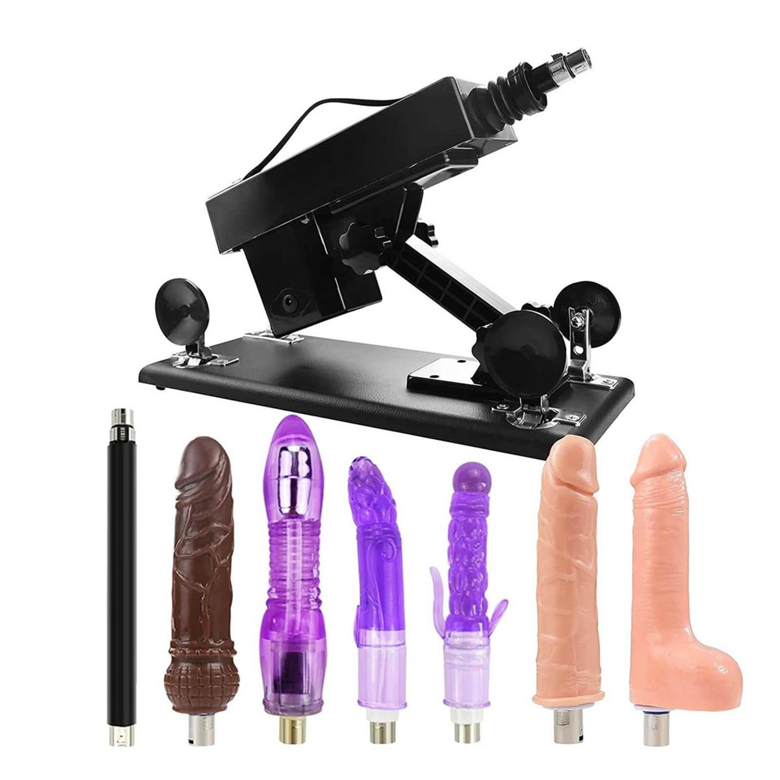Racib Kit8 Black Machine Set Accessories Multiple Frequency Modes Adjustable Height And Angle,