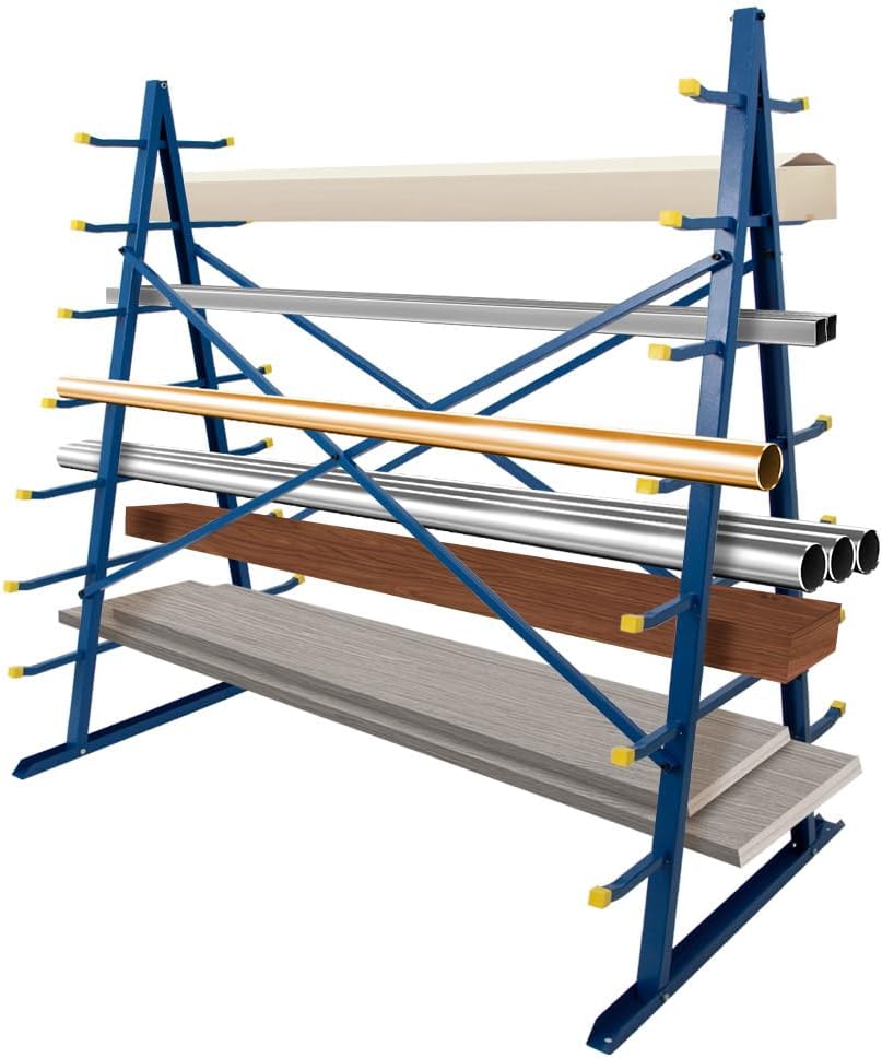 Amazon.com: Yeeoy Steel Horizontal Storage Rack, 7 Tier Detachable ...