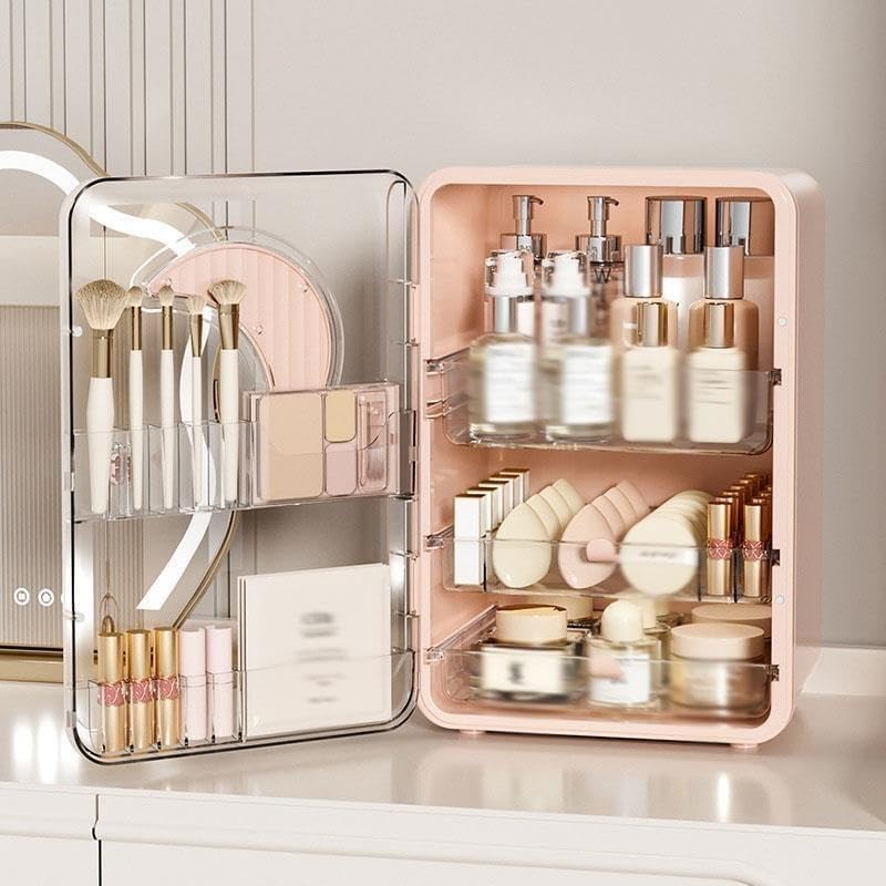 Luxury Desktop Cosmetic Storage Cabinet image 3
