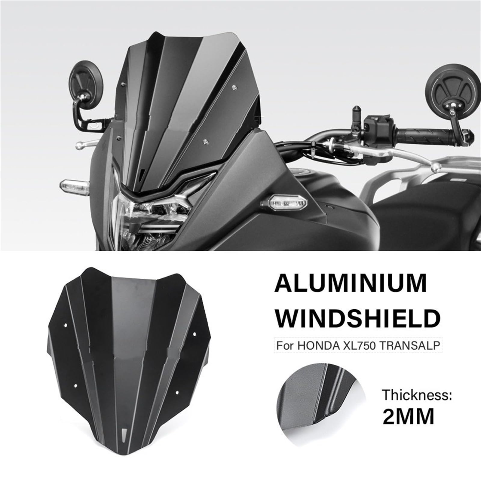 Przednia szyba motocyklowa Pasuje do motocykla XL 750 TRANSALP XL750 2023 - Sportowa szyba przednia CNC, deflektor szyby przedniej, osłona przed wiatrem