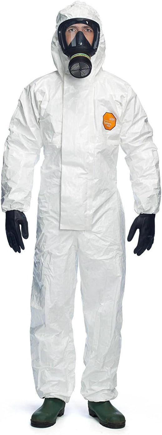 DuPont TychemDupont Coverall Tychem 4000 S White Sl Chz5 T Wh 00 -XL