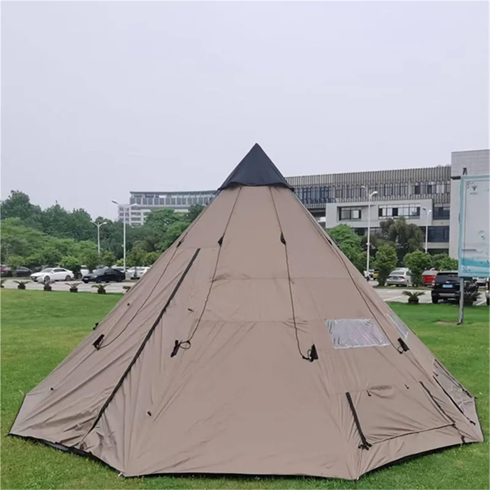 Campingzelt Tragbares Doppelzelt for Camping, Zeltplatz, regendicht, Strandzelt, Picknickzelt, Reisezelt, Lodge, Grillzelt, Angelzelt, Biwaksack, Hütte