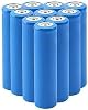 3.7 ion, 5000 mA, Large Capacity ICR, Superior wit Button for LED, Main lamp, doorbells, 10 Units