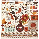 Echo Park The Story of Fall Element Scrapbook Sticker Sheet