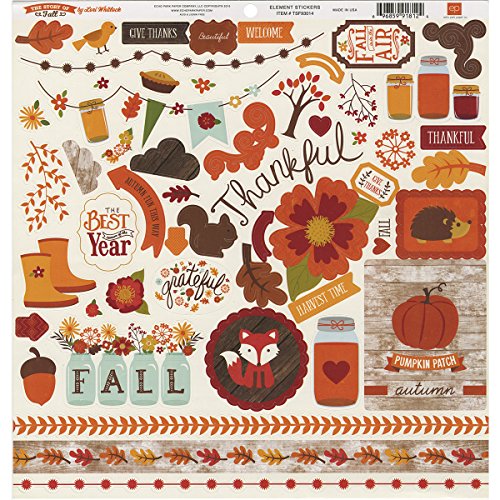 The Story Of Fall Cardstock Stickers 12