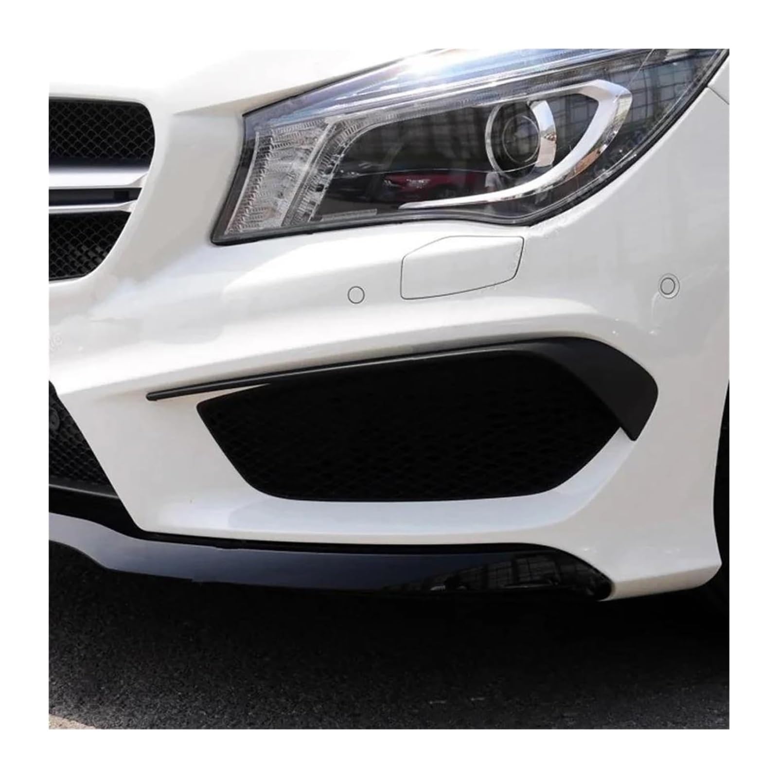 Front Lippe Für Benz Für CLA Klasse W117 C117 Für CLA45 Für CLA200 220 250 Für AMG 2013-2015 Spoiler Front Stoßstange Air Vent Outlet Abdeckung Trim Splitter